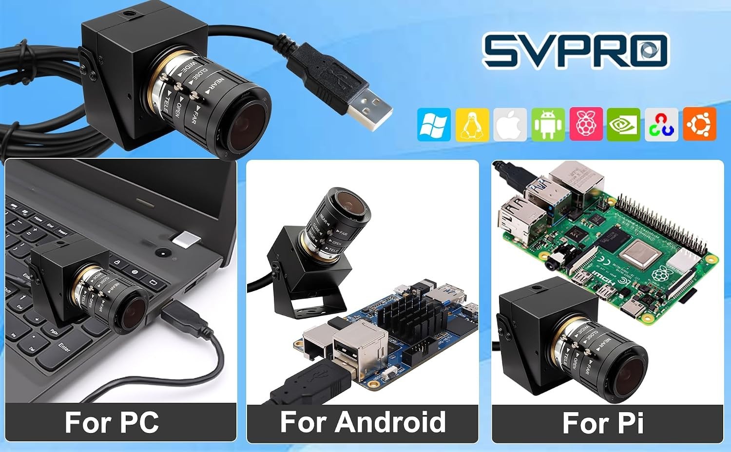 USB Camera 1080P 120fps High Speed Camera for Golf Swing Simulator