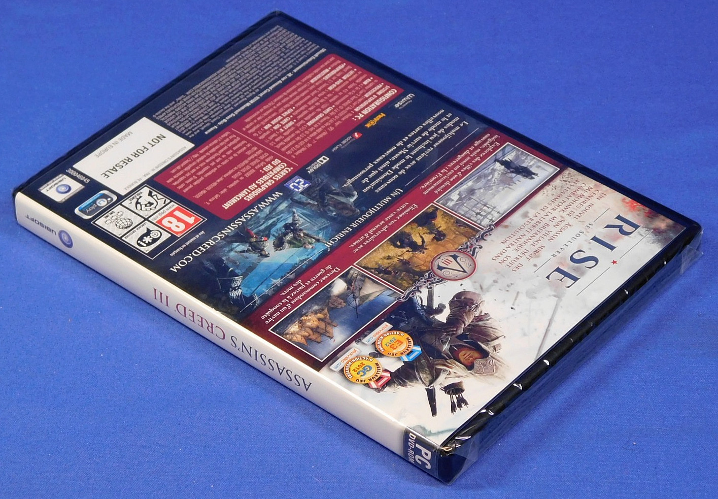 ASSASSIN’S CREED III 3 FREEDOM FRENCH COLLECTOR’S EDITION PC NEW IN OPEN BOX