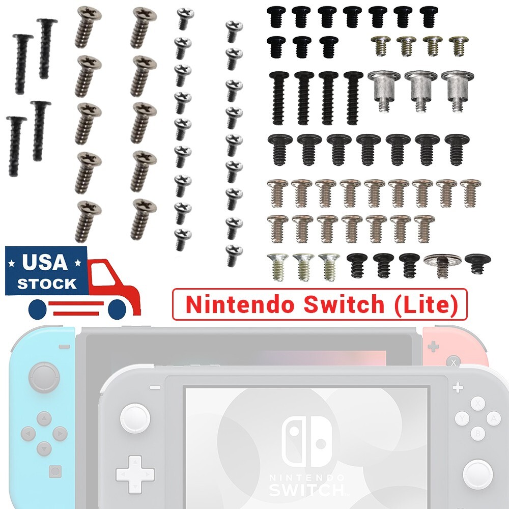 Screws Full Set Springs Replacement For Nintendo Switch (Lite) Console Joy-Con