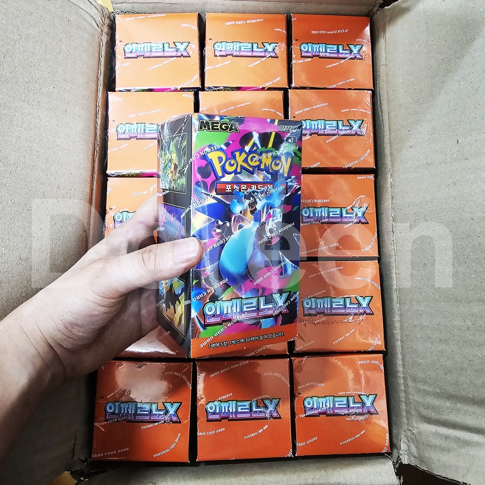 Pokemon Cards Booster Box FACTORY SEALED Korean (Mega Dream ex Inferno X & More)