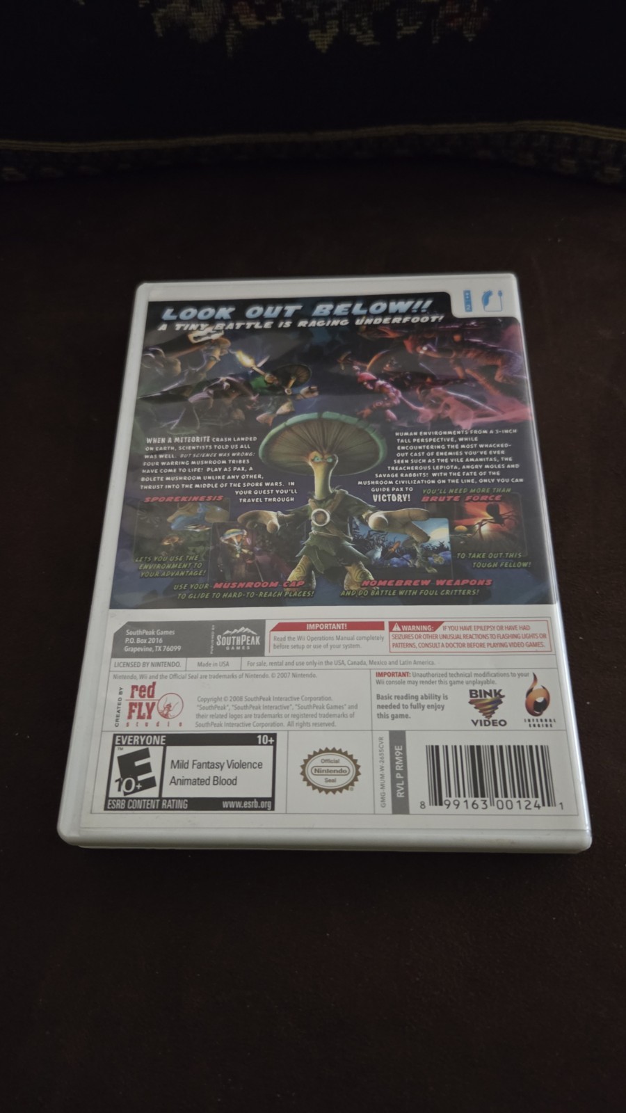 Nintendo Wii – Mushroom Men The Spore Wars