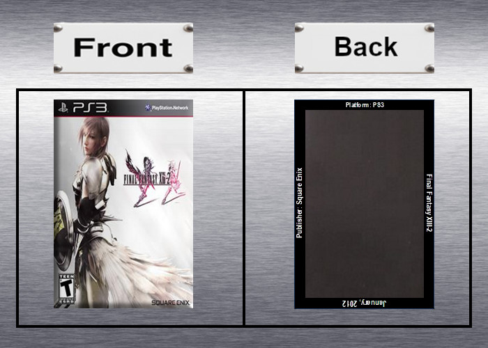 Final Fantasy XIII Video Game Box Art *PS3* High Quality Magnet / Series