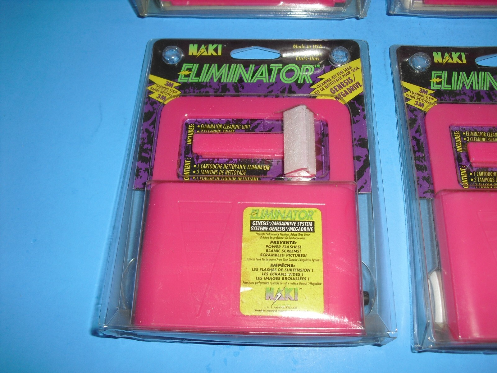 Lot of 7 Naki Eliminator Genesis Mega Drive Cleaning Kit BRAND NEW!