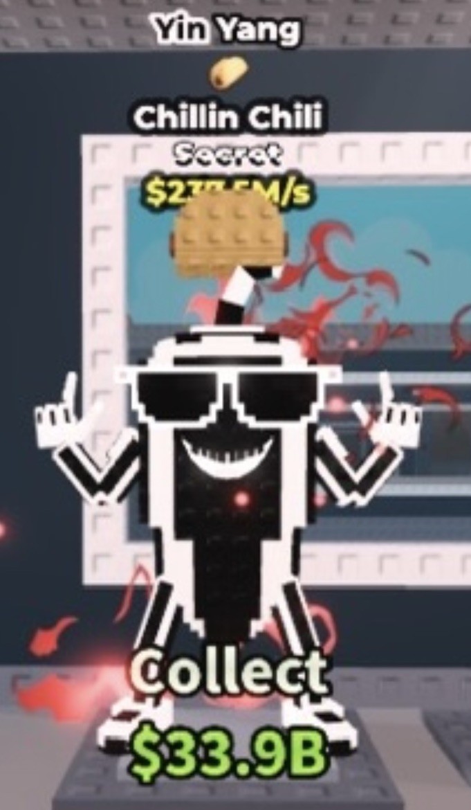 Roblox Chillin Chili Secret Character Collect Apple II 2025 Video Game