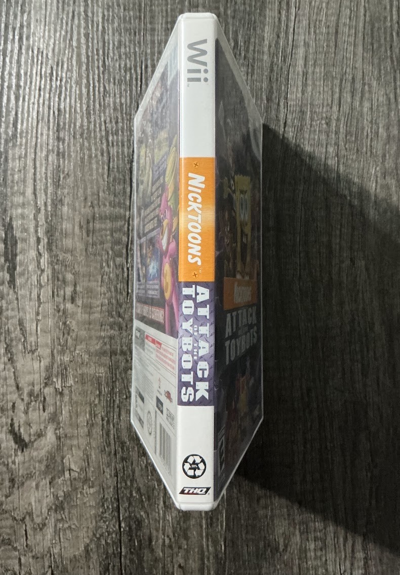 Nicktoons: Attack of the Toybots (Nintendo Wii, 2007) Complete In Box Tested!