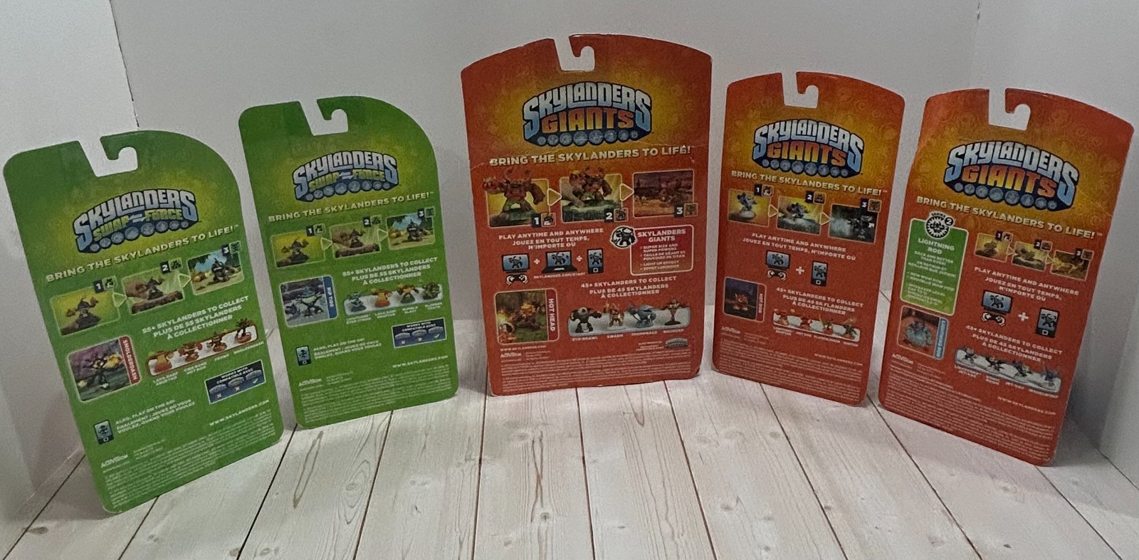 Lot of Six Skylanders Figures ~ Swap Force ~ Giants ~ 5 NIB