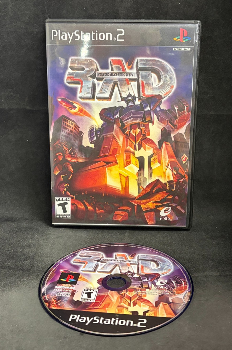 RAD: Robot Alchemic Drive (PS2 / Playstation 2) (No Manual / Repro Case) *READ*