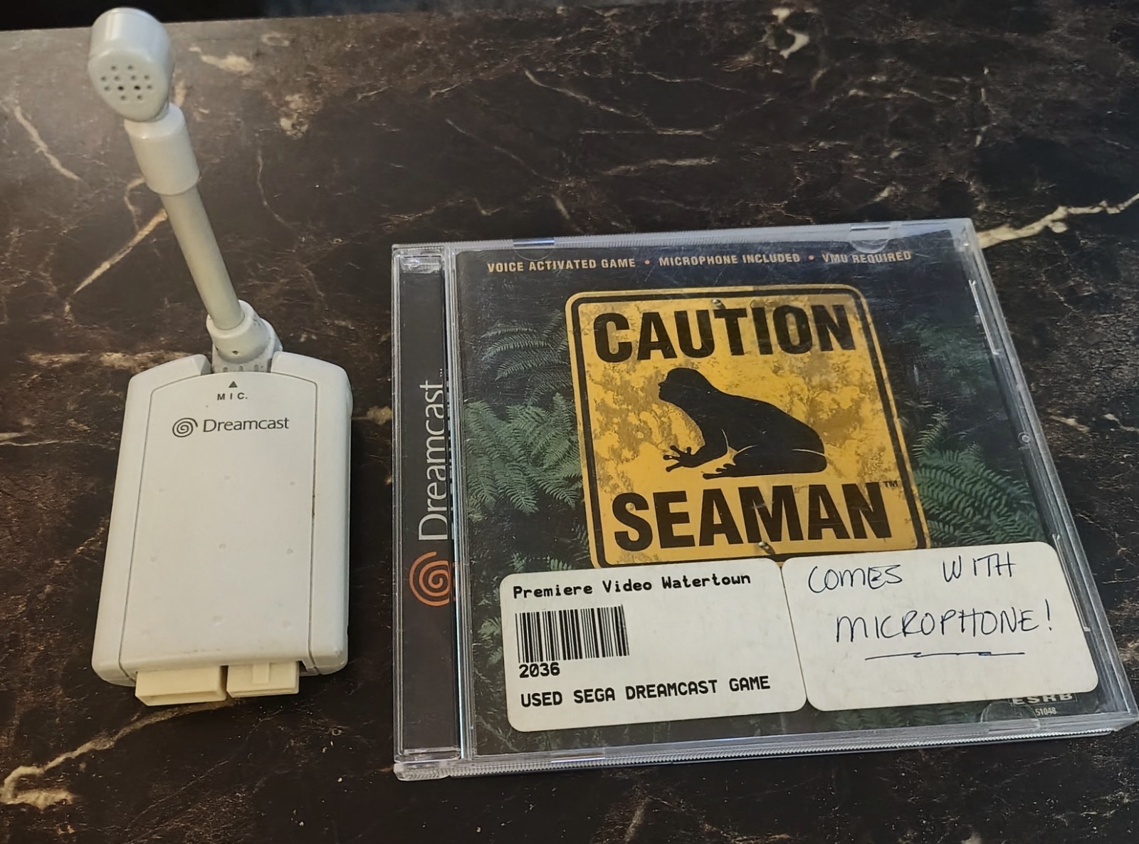 Project Seaman (Sega Dreamcast, 2000) – With Microphone Excellent Adult Owned