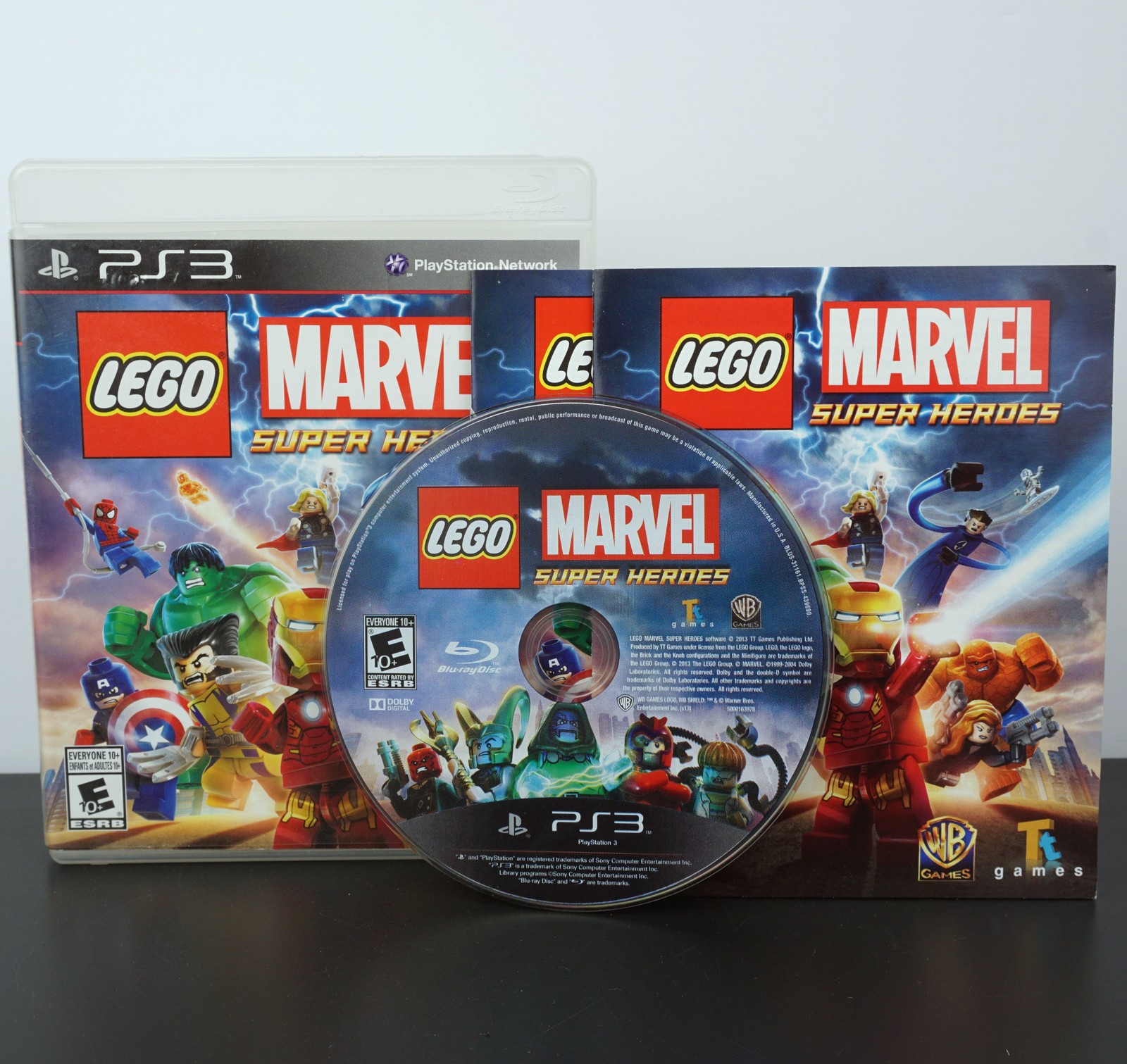 LEGO Marvel Super Heroes (PS3 PlayStation 3, 2013) Complete! Tested!