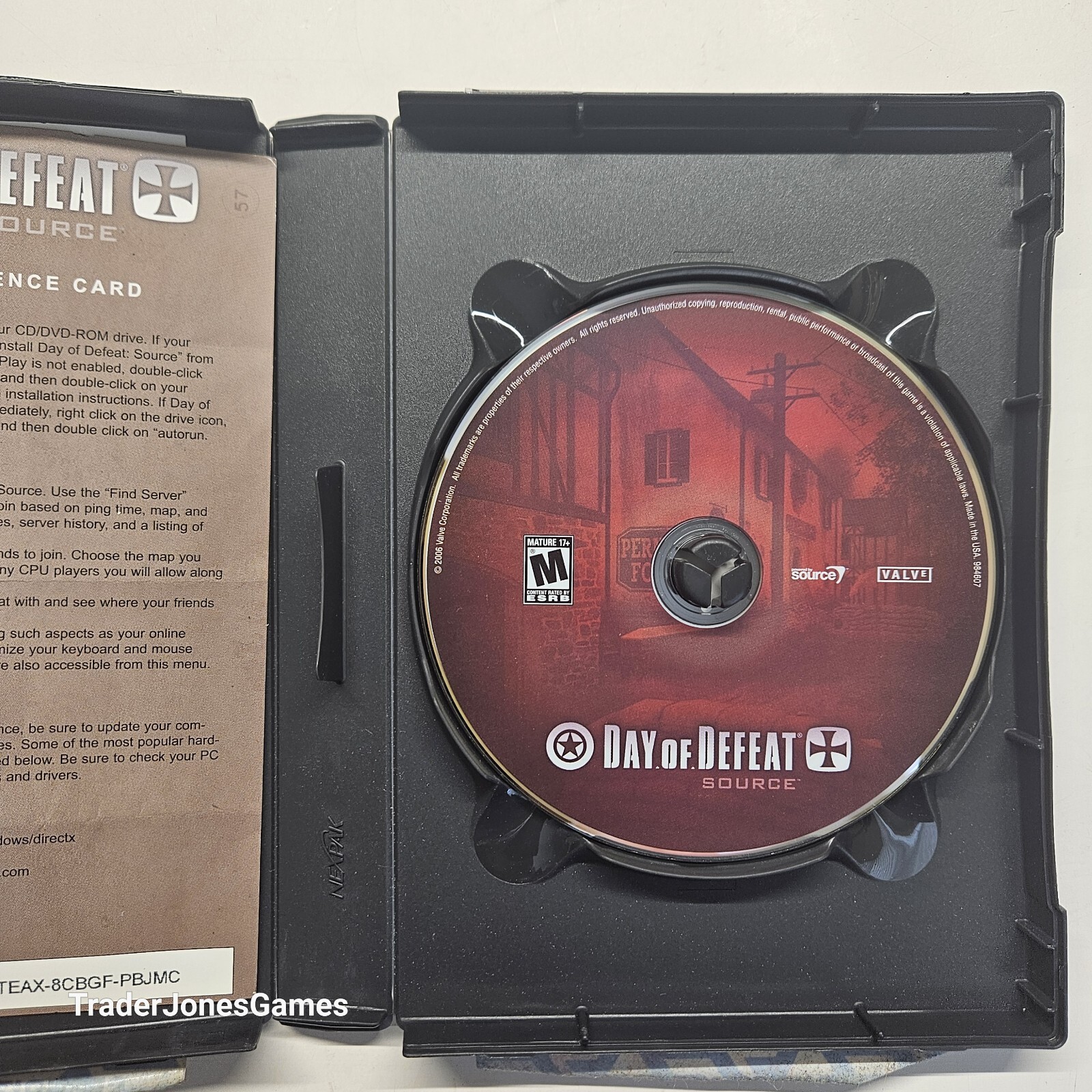 Day of Defeat: Source WWII Video Game (PC, 2006 Valve)