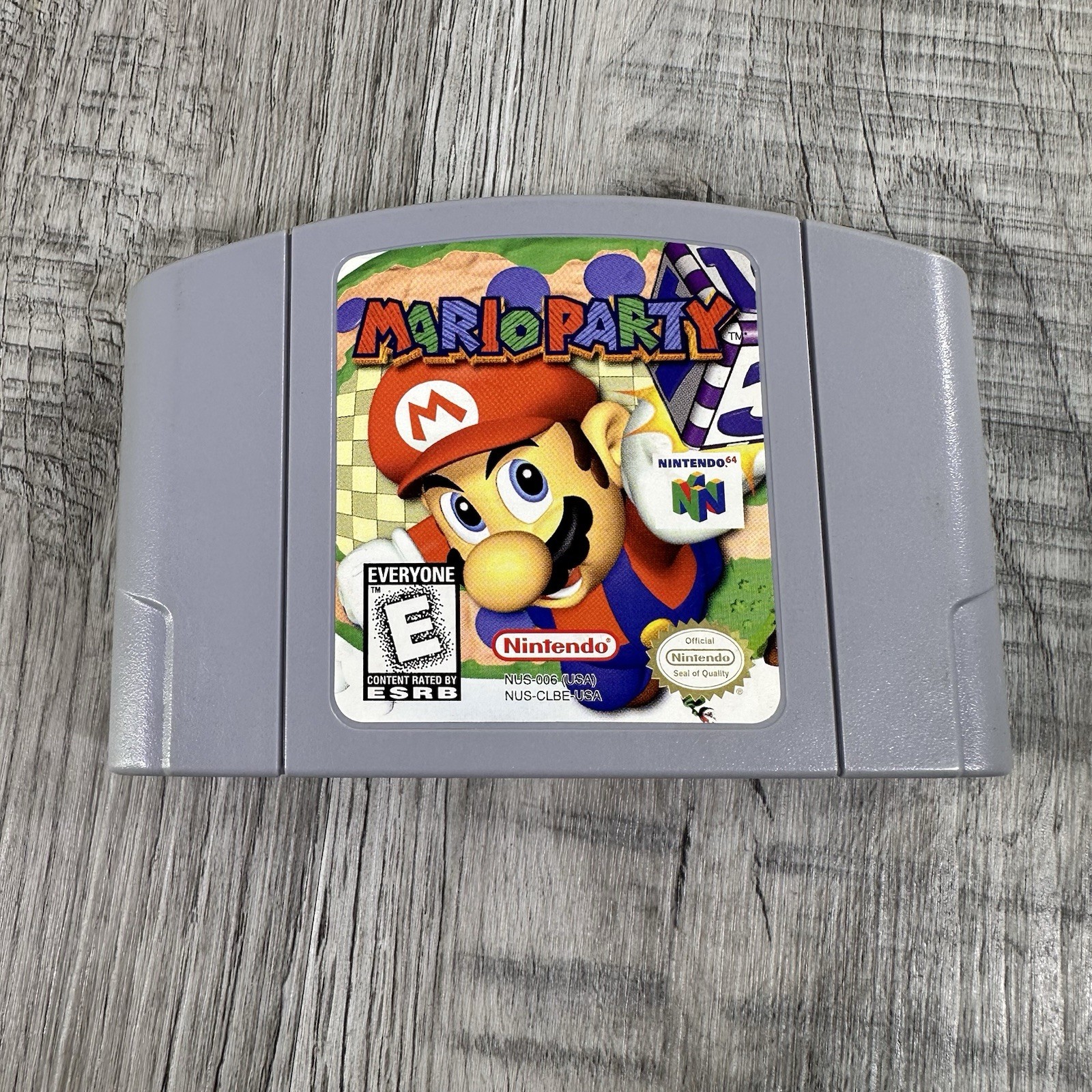 Mario Party 1 Nintendo 64 N64 CIB Original Box & Manual Plastic Protector *Read*