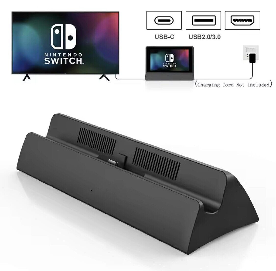 New Docking Station For Nintendo Switch & OLED Model, HDMI Adapter Connect to TV