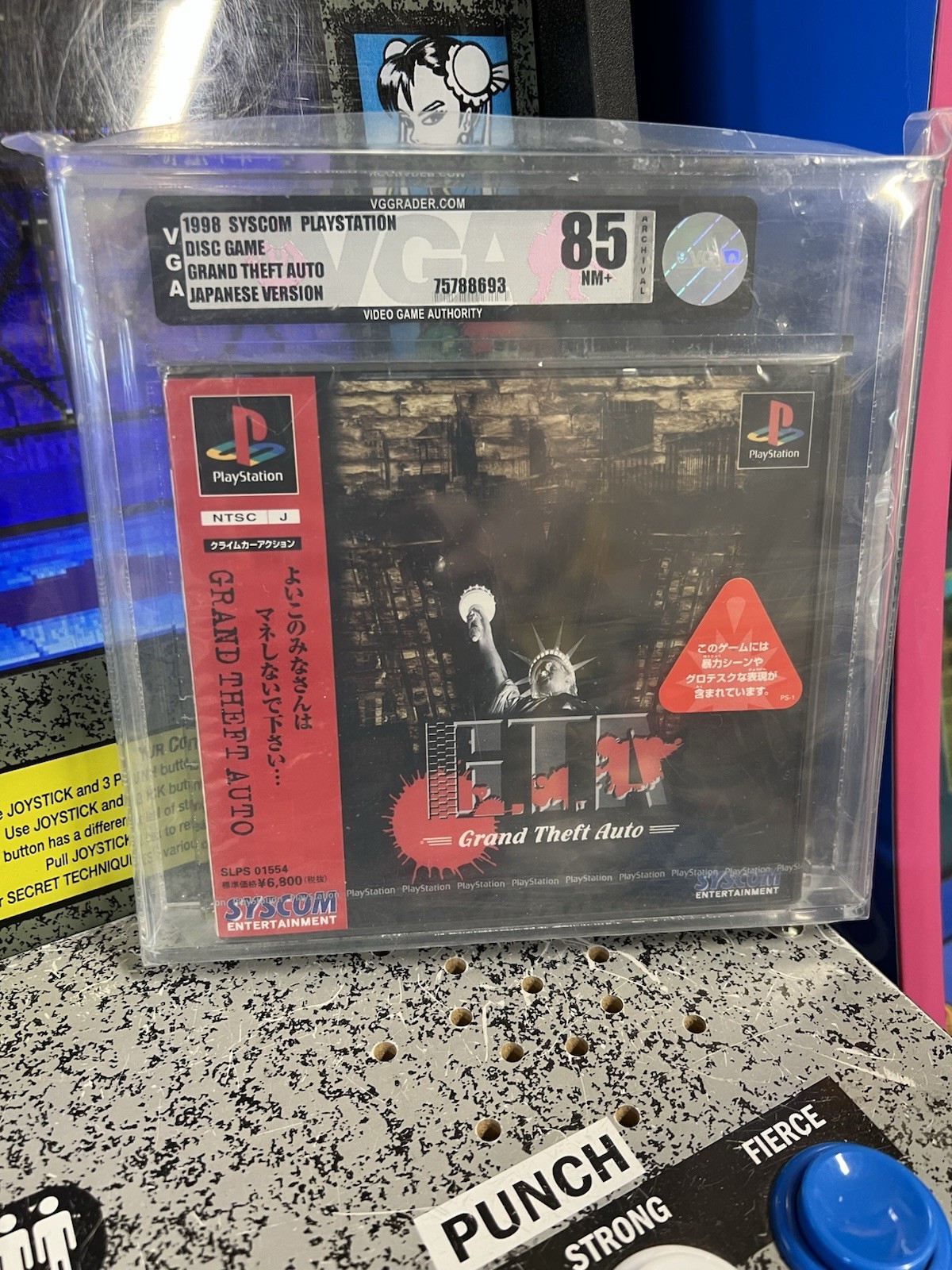 1998 PS1 Grand Theft Auto GTA Japan Rare NTSC-J Factory Sealed VGA 85 NM+ POP #1