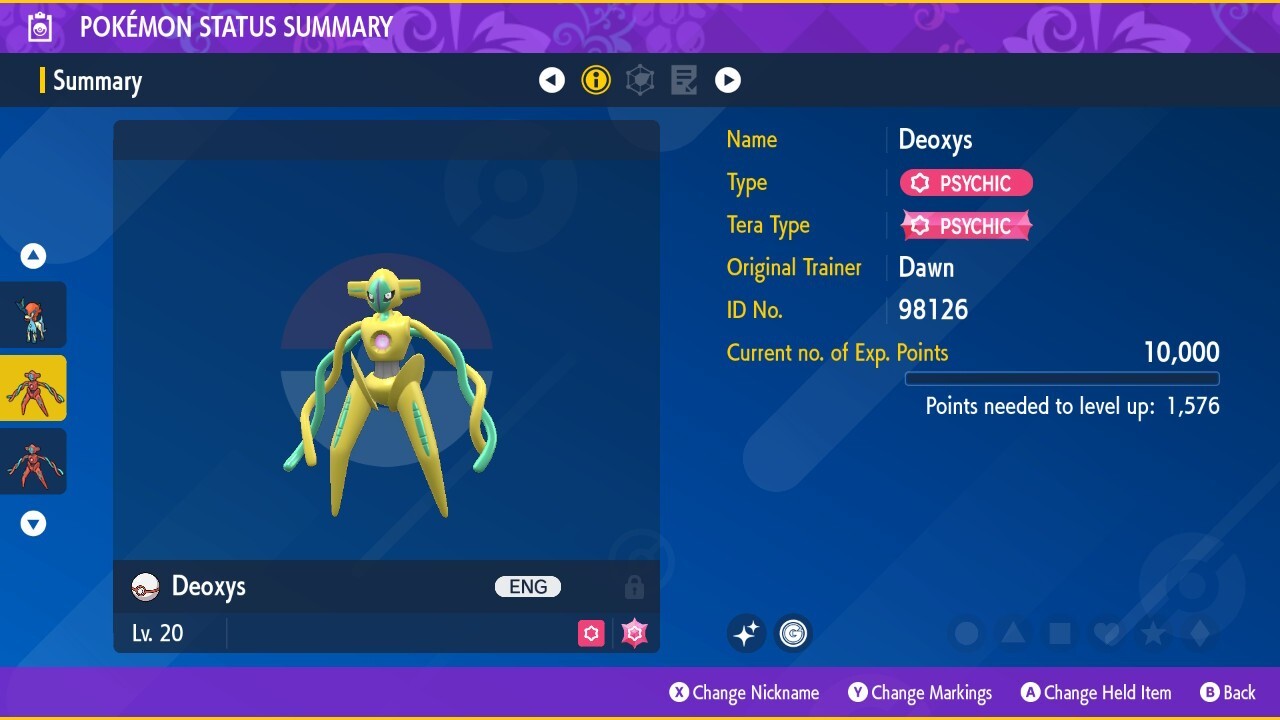 ✨ Shiny Deoxys from Pokemon Go 💜 Raid Event 💜 Pokémon Scarlet & Violet