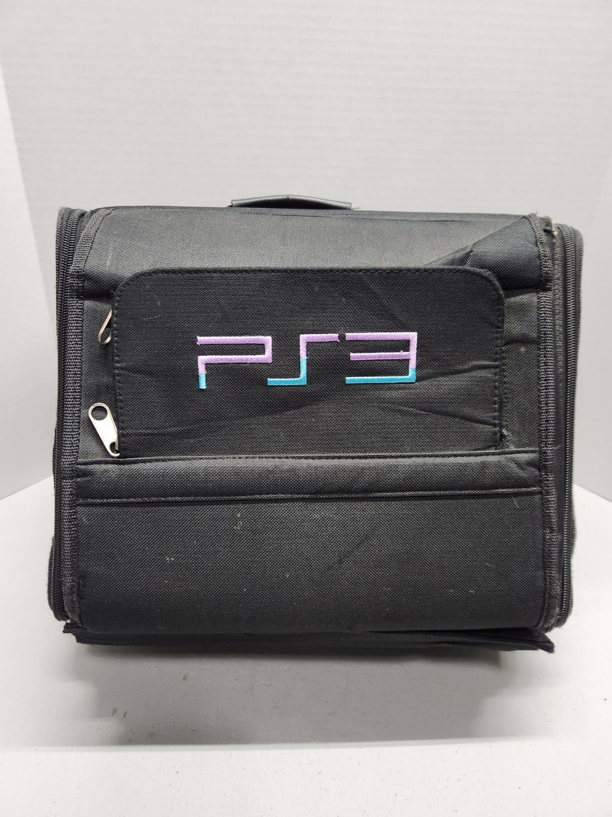 Vintage 2000s PS3 Travel Carrying Case Black Portable Console Bag No Strap