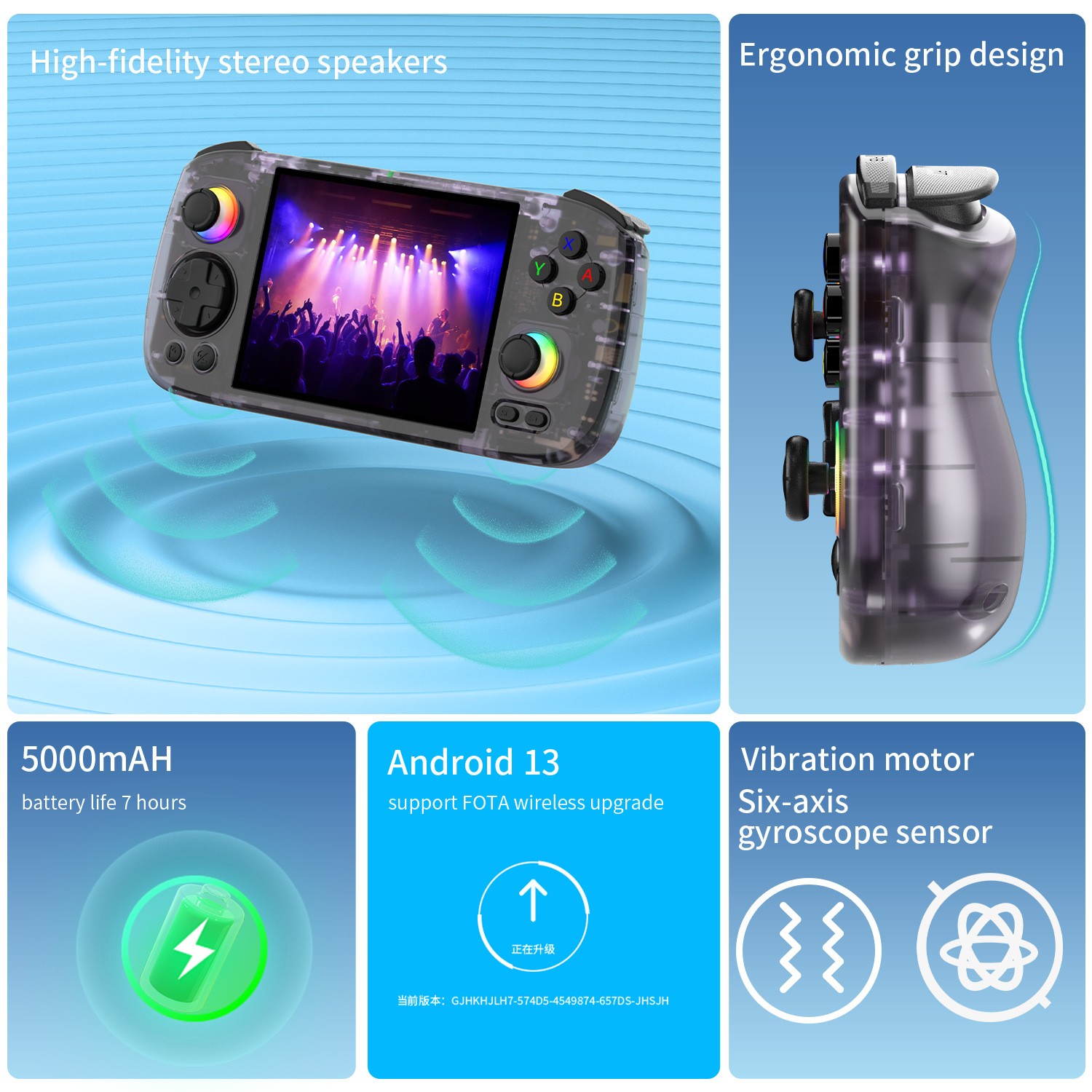 ANBERNIC RG 406H Android 13 Handheld game console 4-inch IPS Touchscreen+128GB