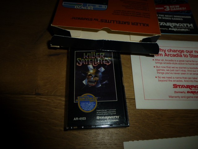 Supercharger Starpath Arcadia Atari 2600 COMPLETE SET #1-12 CIB Complete In Box
