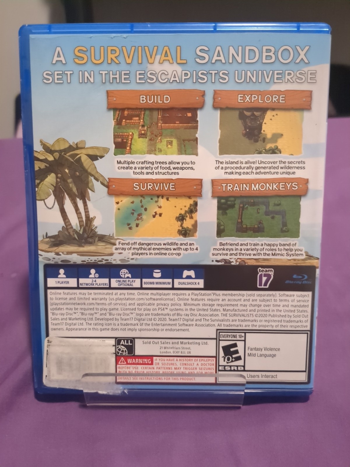 🔥The Survivalists (Sony PlayStation 4, 2020) PS4 Fully (TESTED!)