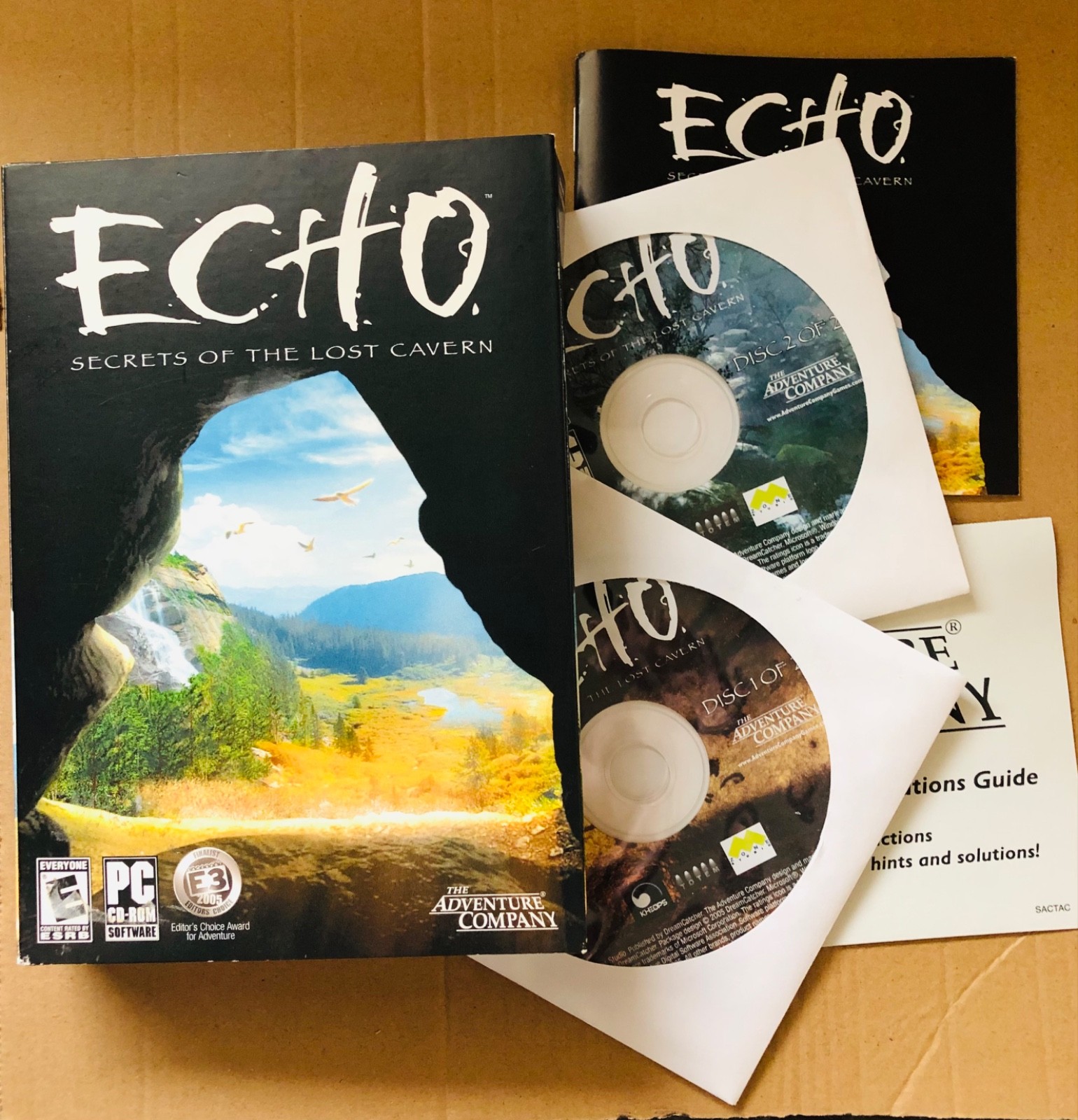 Echo: Secrets Of The Lost Cavern PC by The Adventure Company 2 CD ROM