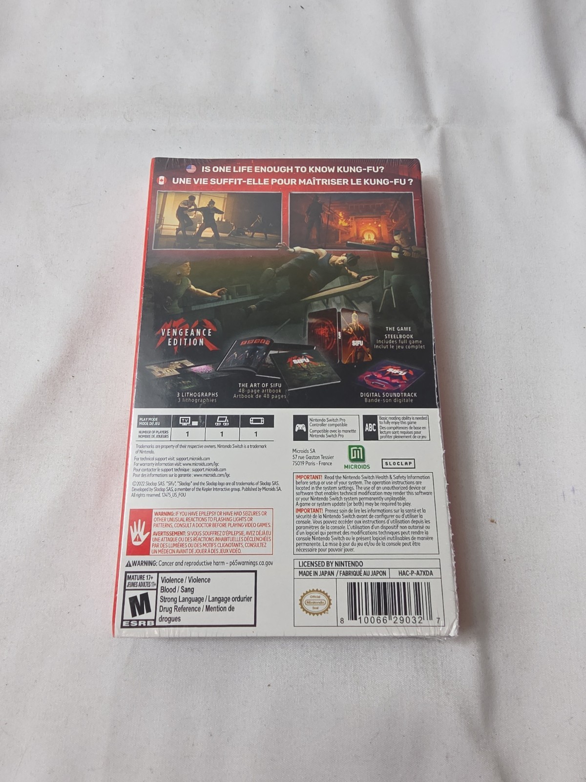 Sifu: Vengeance Edition – Nintendo Switch – New/Sealed