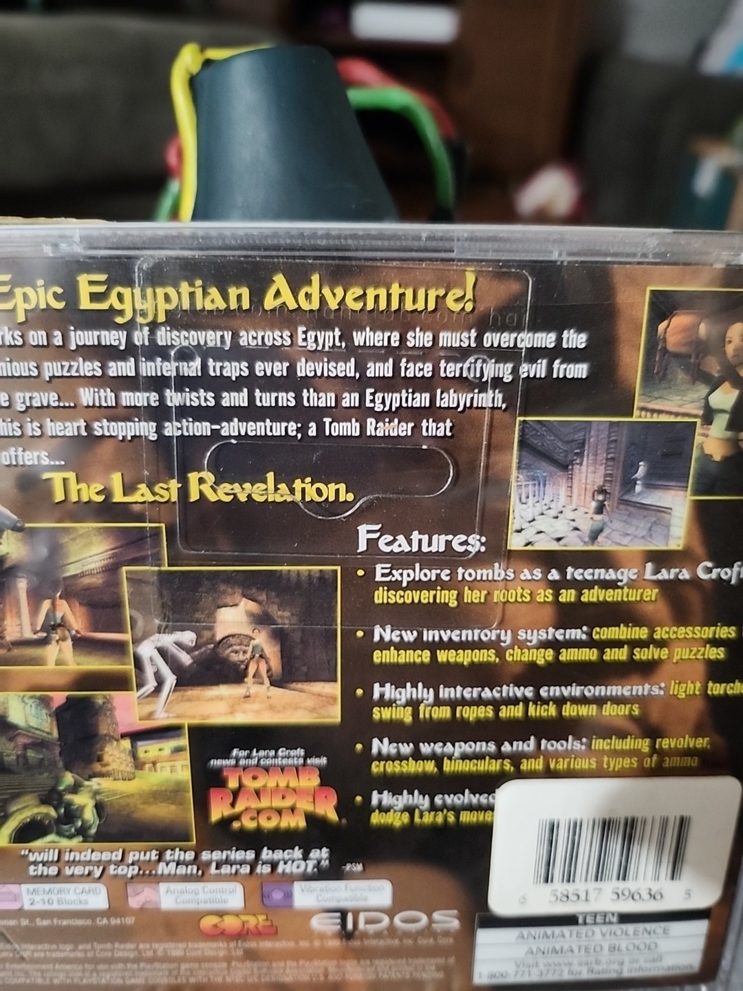 Tomb Raider: The Last Revelation (Sony PlayStation 1, 1999) New Sealed