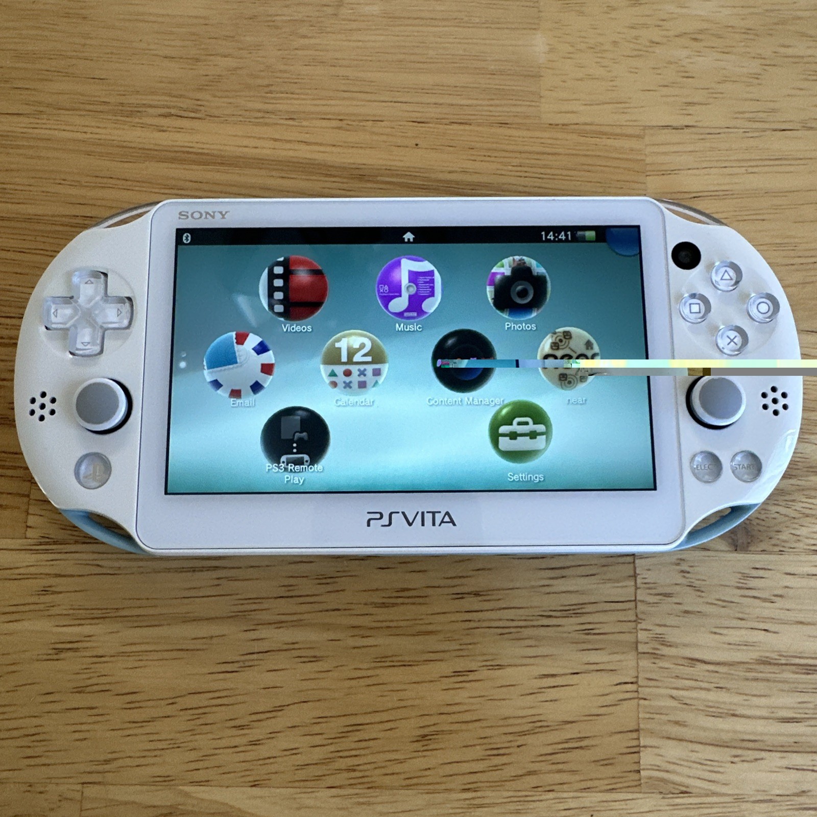 Sony PlayStation PS Vita PCH-2000 Light Blue / White Slim Console Fast Shipping
