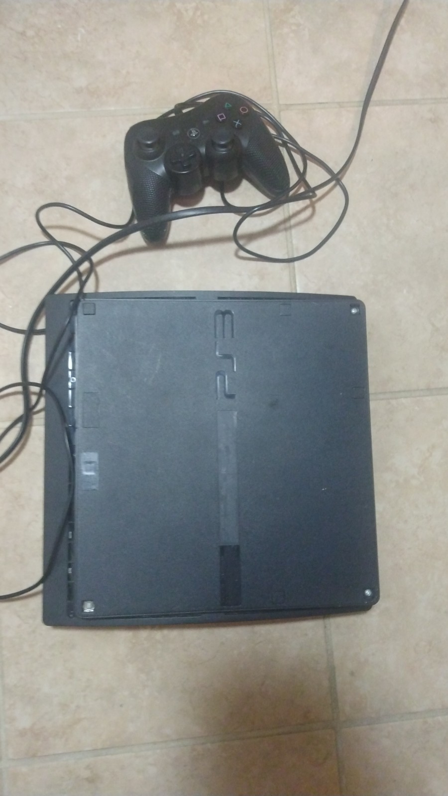Sony PS3 CECH-3001A Slim 149GB System PowerA PS3 Wired Controller NO HDMI Cord