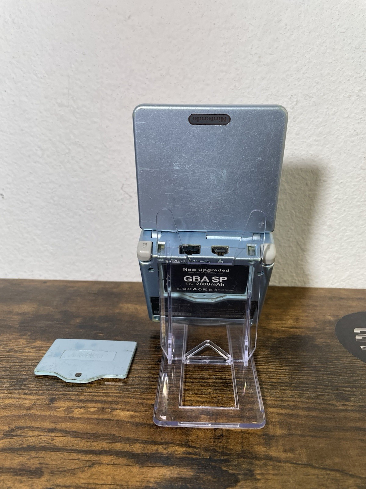 Game Boy Advance SP AGS-001 Blue NINTENDO Region Free 2003 Headphone Jack TESTED