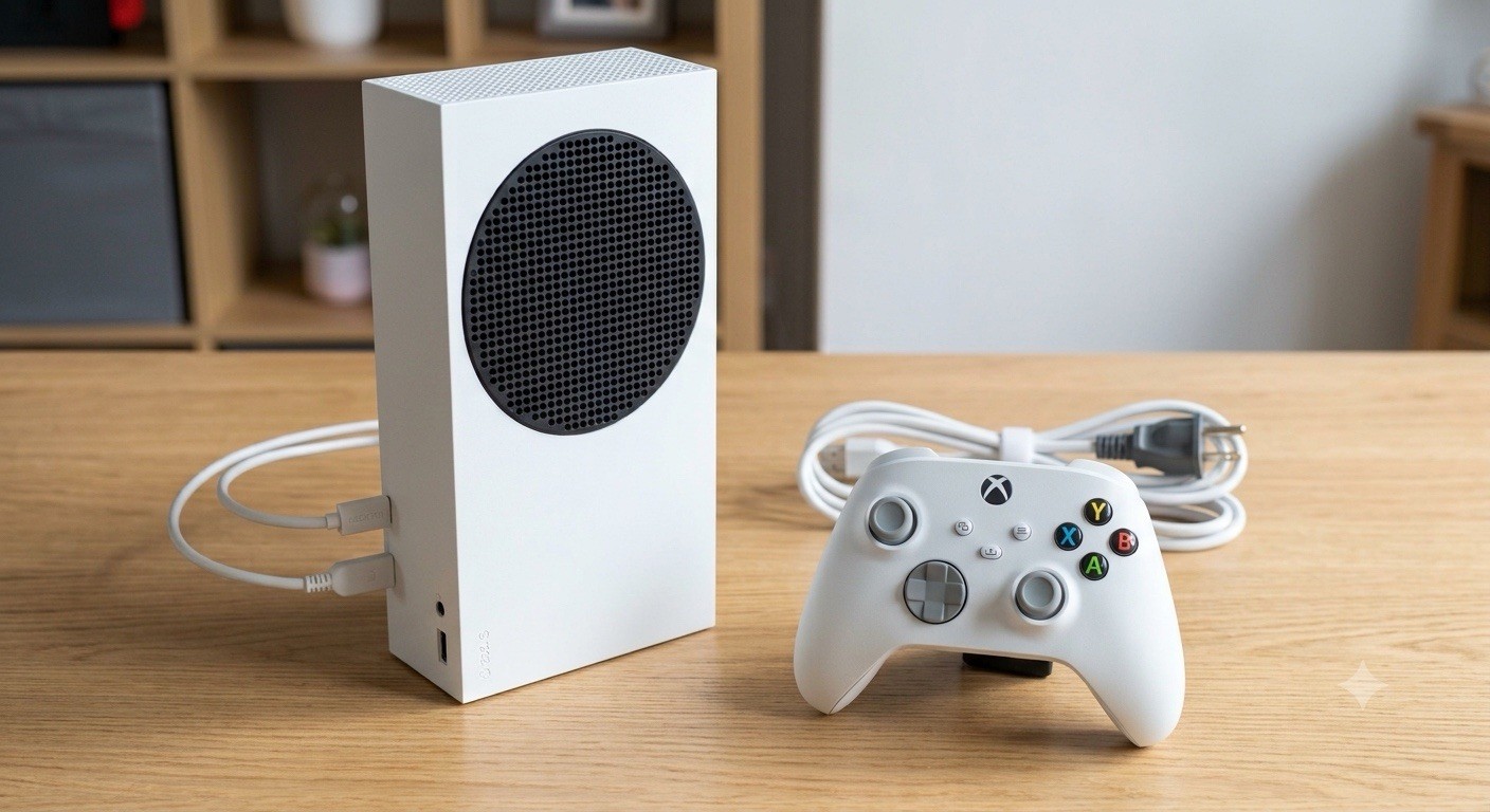 Microsoft Xbox Series S White Console 512GB 4K Wi-Fi w/ Wireless Controller