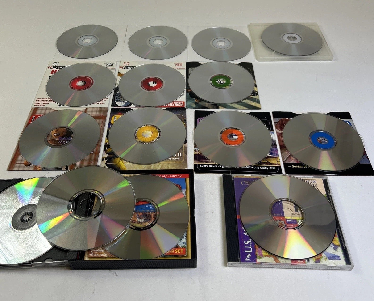 Lot Of 13 Vintage 1990s Early 2000s PC CD ROM Computer Video Games