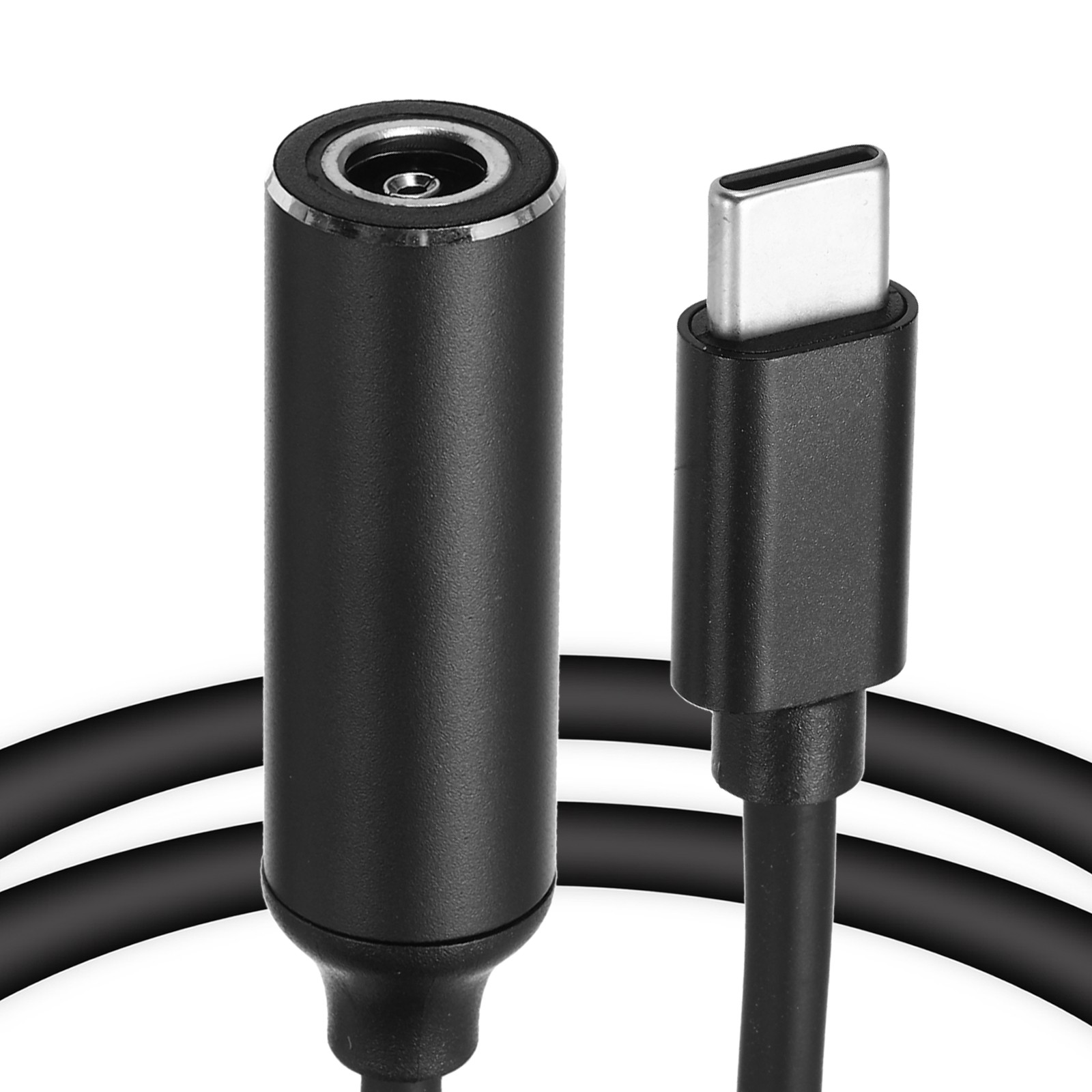 0.6FT USB C to DC PD Power Fast Charging Cable, 6.5mmx1.4mm 65W/5V/9V/20V(Black)