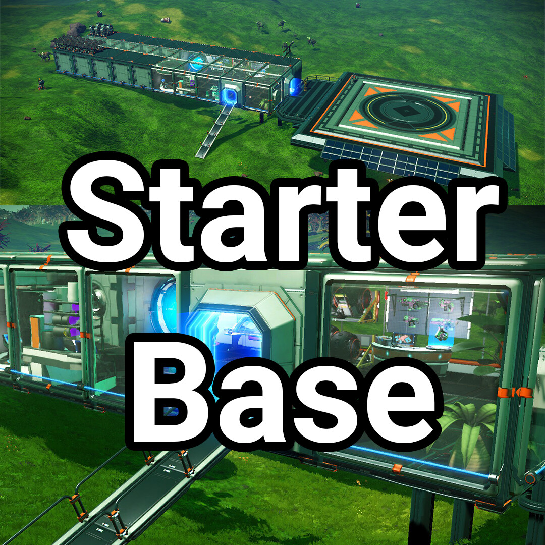 No Mans Sky Starter Base – Storage, Terminal + Landing Pad – PC, XBOX,PS4 & PS5