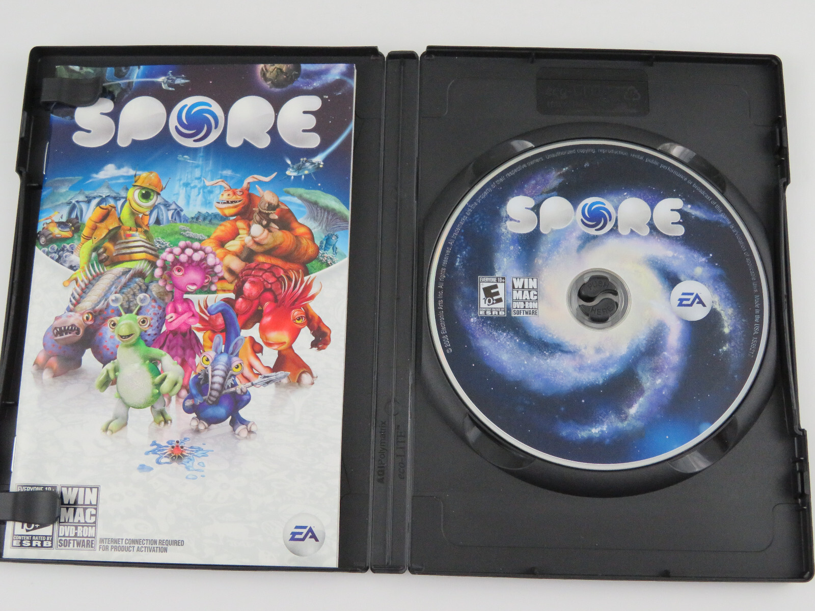 SPORE – Windows Mac DVD-ROM Software PC Video Game w/ Manual – Creature Creator