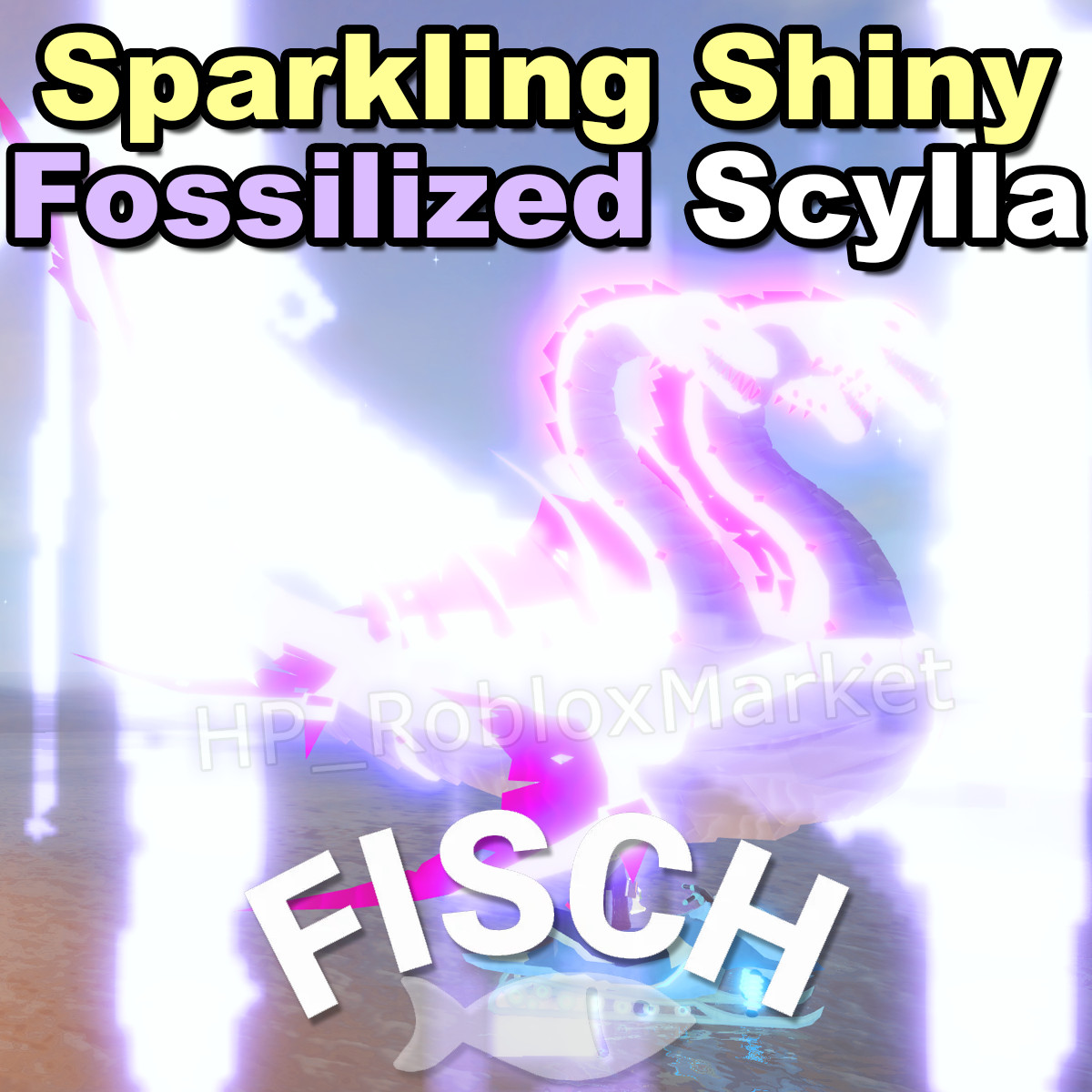 🐟 **Sparkling Shiny FOSSILIZED Scylla** | FAST DELIVERY⚡- Fisch