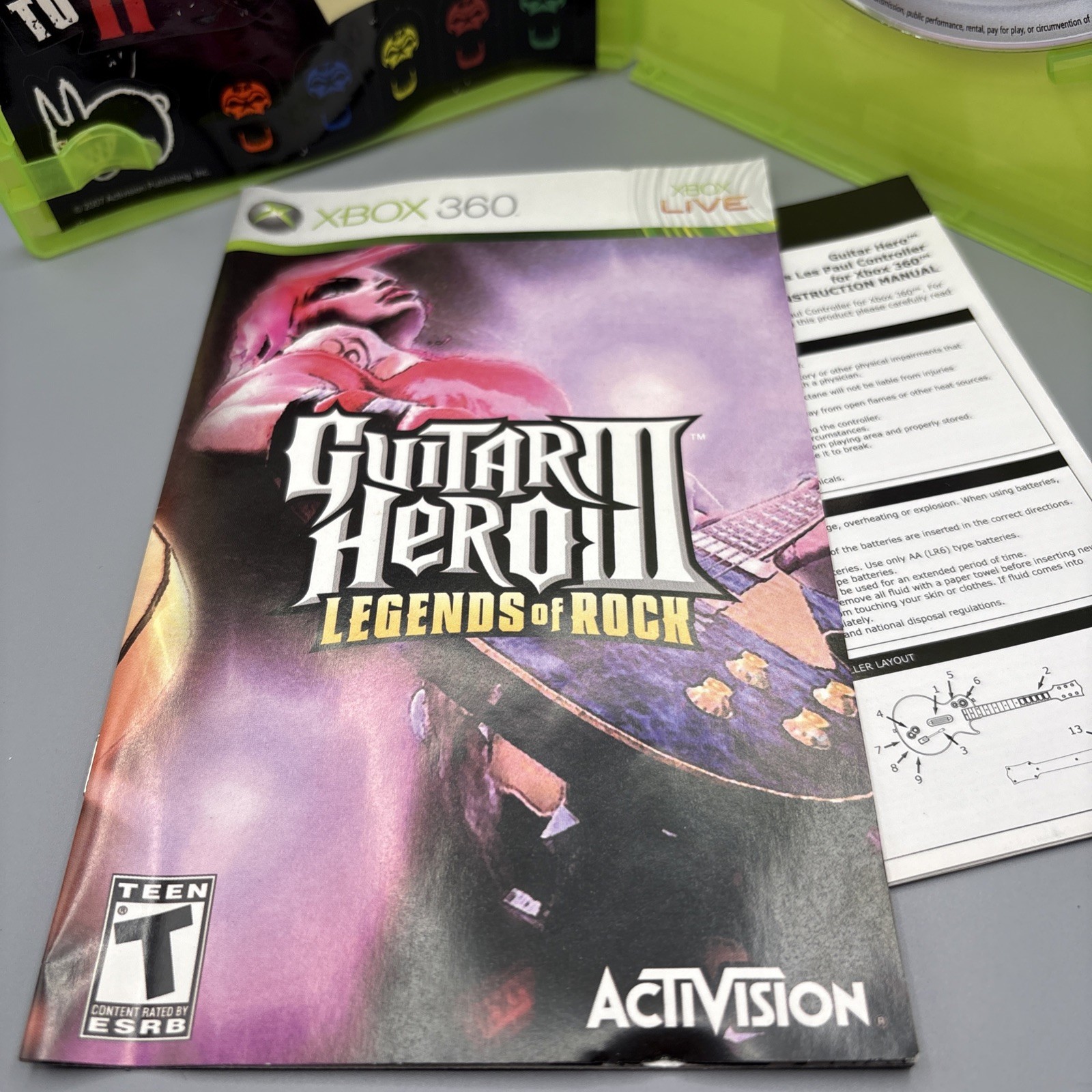 Guitar Hero 3 Legends of Rock (Xbox 360)