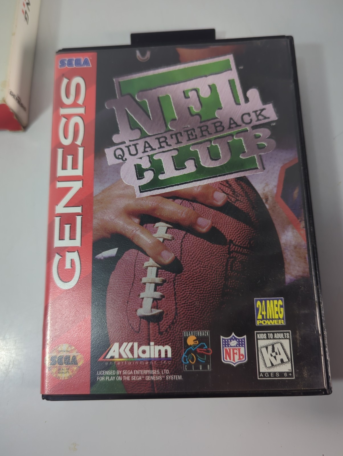 Sega Genesis Lot Of 4 Sports Games In Cases ~ Basketball Racing ~ Football
