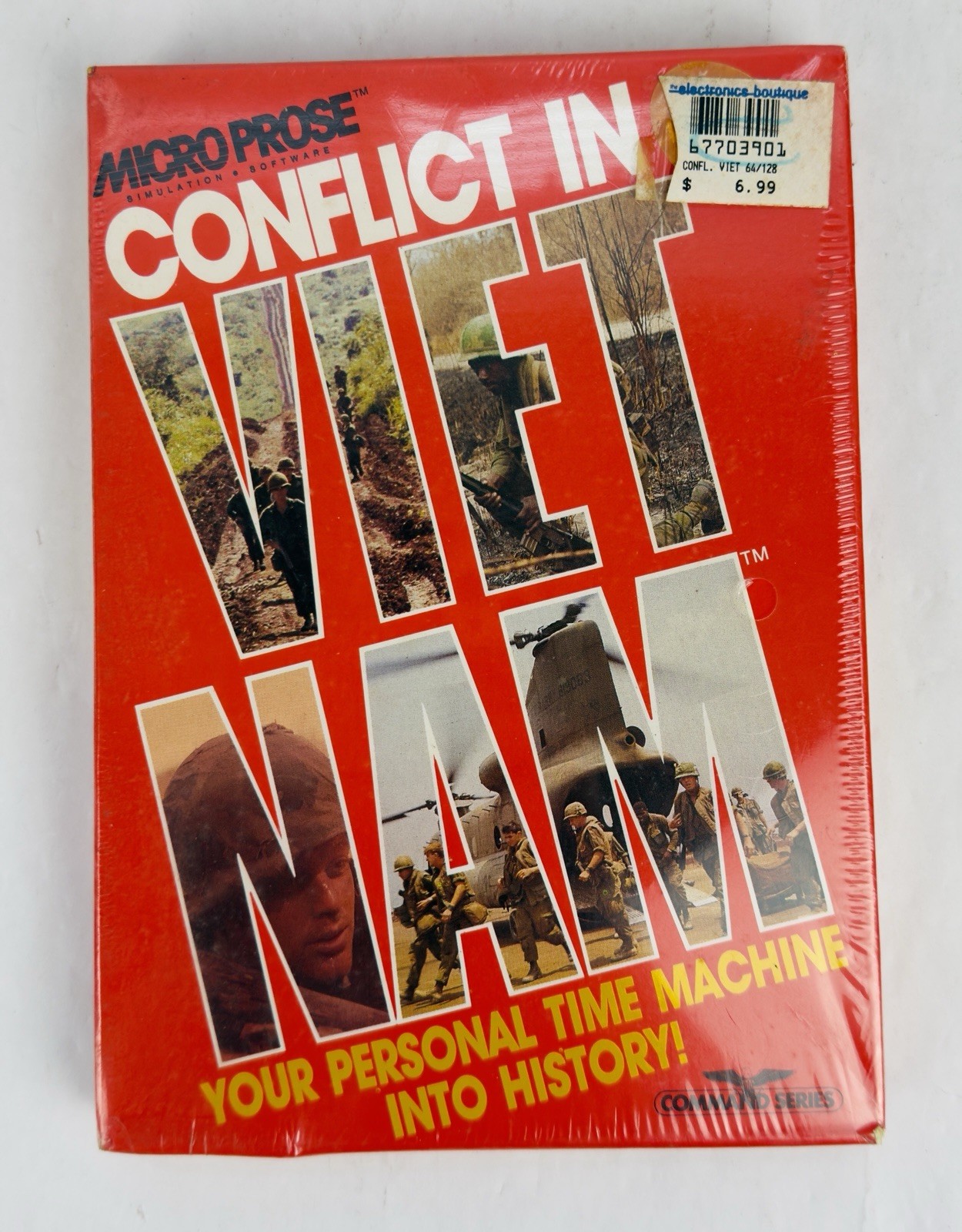 COMMODORE 64 128 CONFLICT in VIETNAM – C64 MICROPROSE NEW SEALED