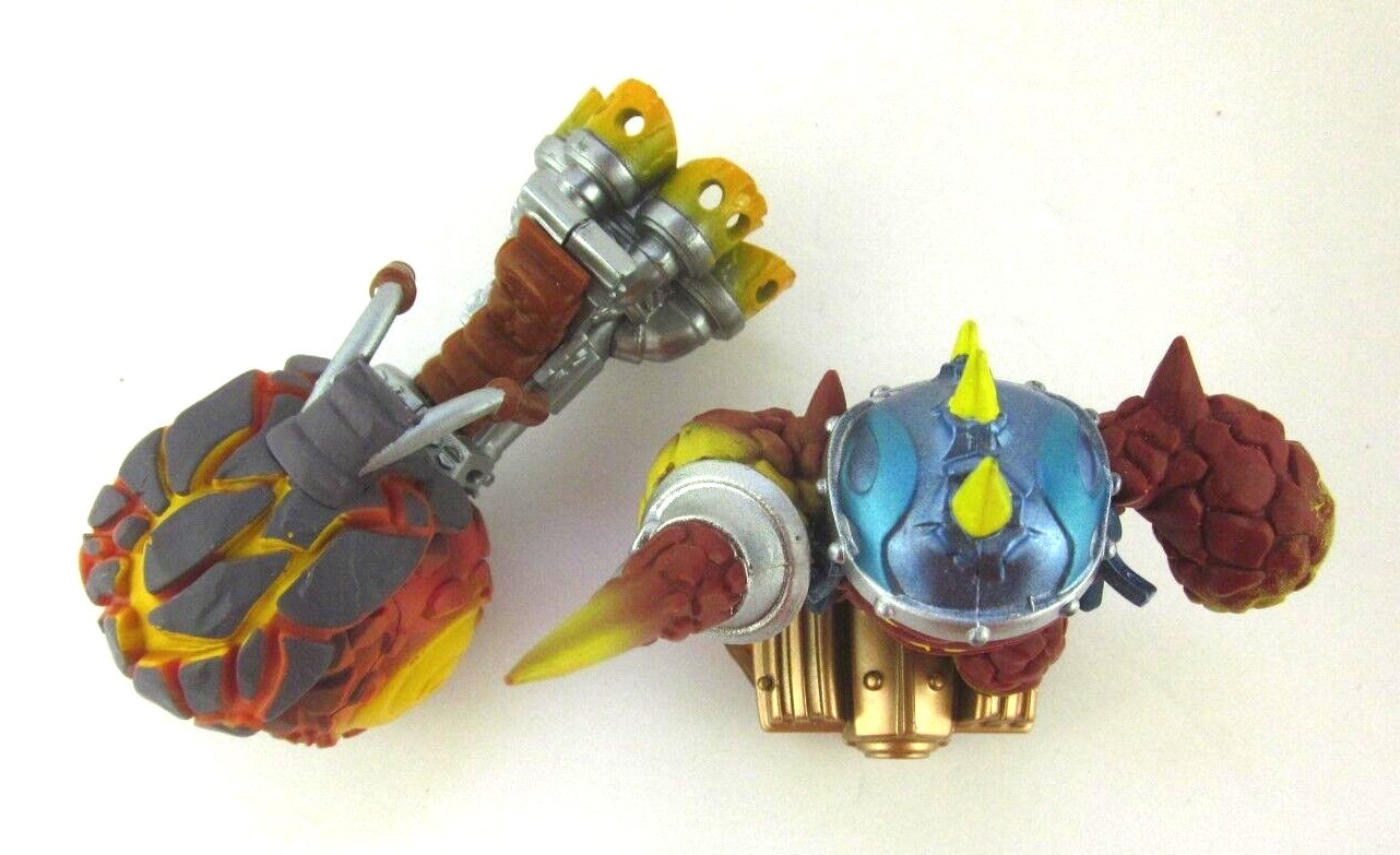 2 Skylanders Characters Figures Lava Lance & Burn Cycle 87536888 2015