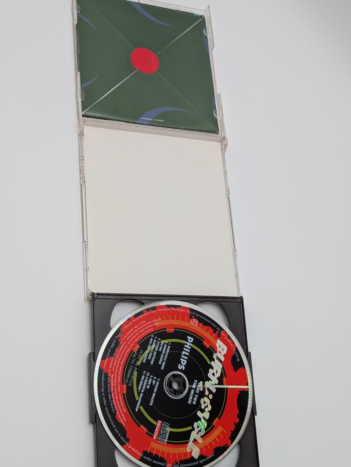 Burn:Cycle Philips CD-i PAL 1994 Philips Interactive Media Complete w/ MusicDisc
