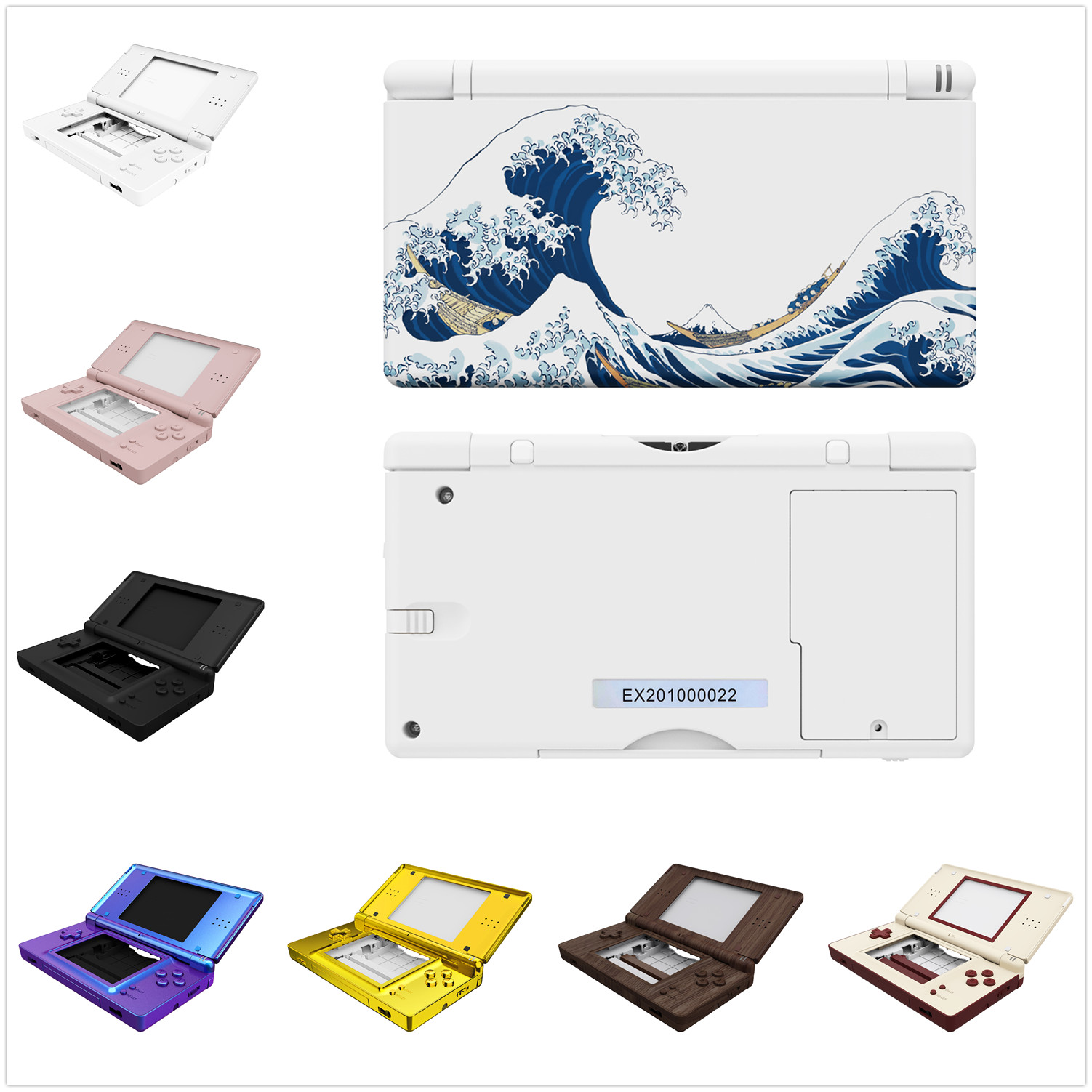 Replacement Full Housing Shell w/Buttons Screen Lens for Nintendo DS Lite NDSL