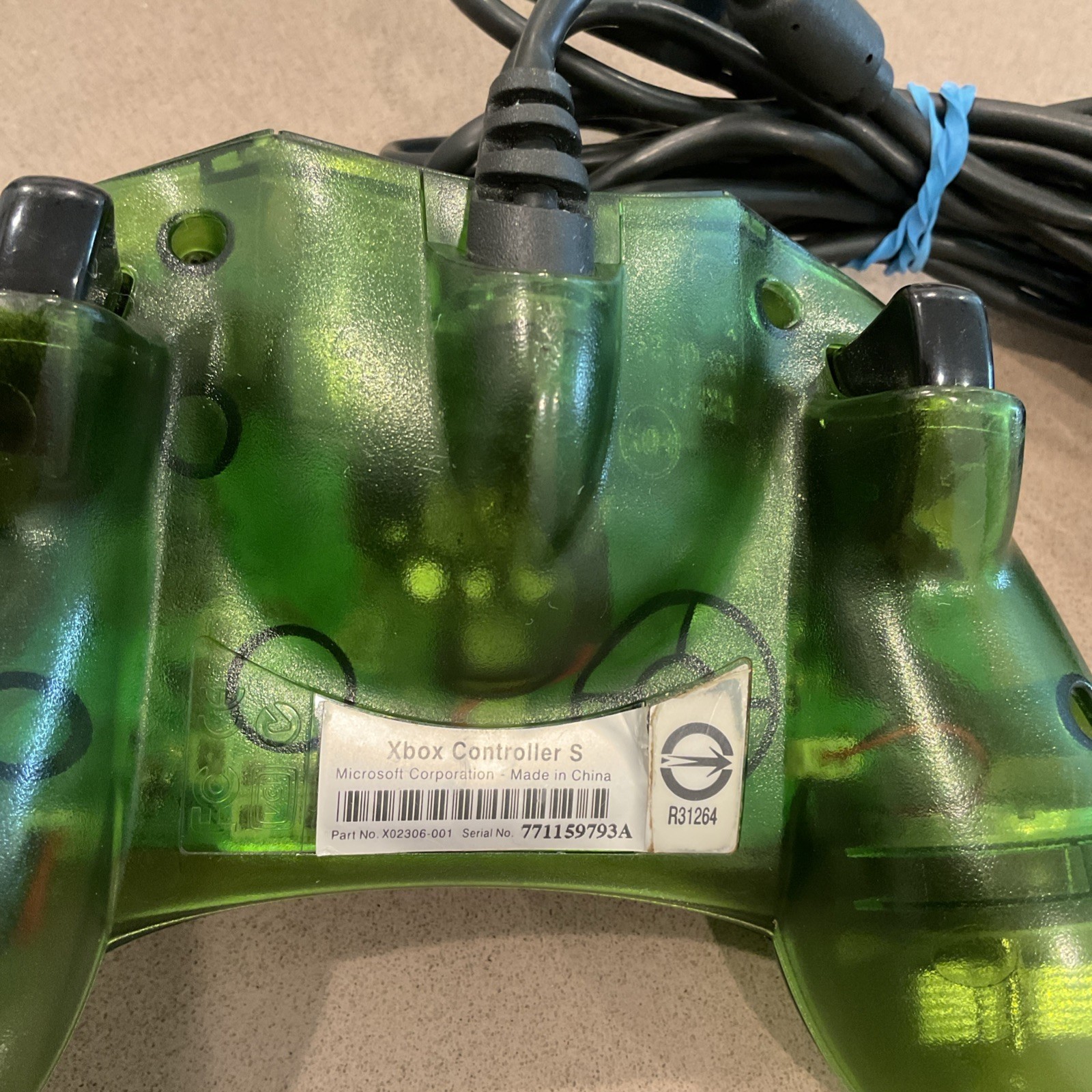 Original Xbox Limited Special Edition Halo LOGO Green OEM S Type Controller OEM