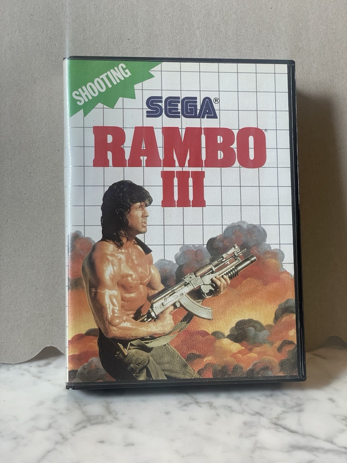 SEGA “Rambo III” 1988 Video Game Complete With Case Excellent condition!
