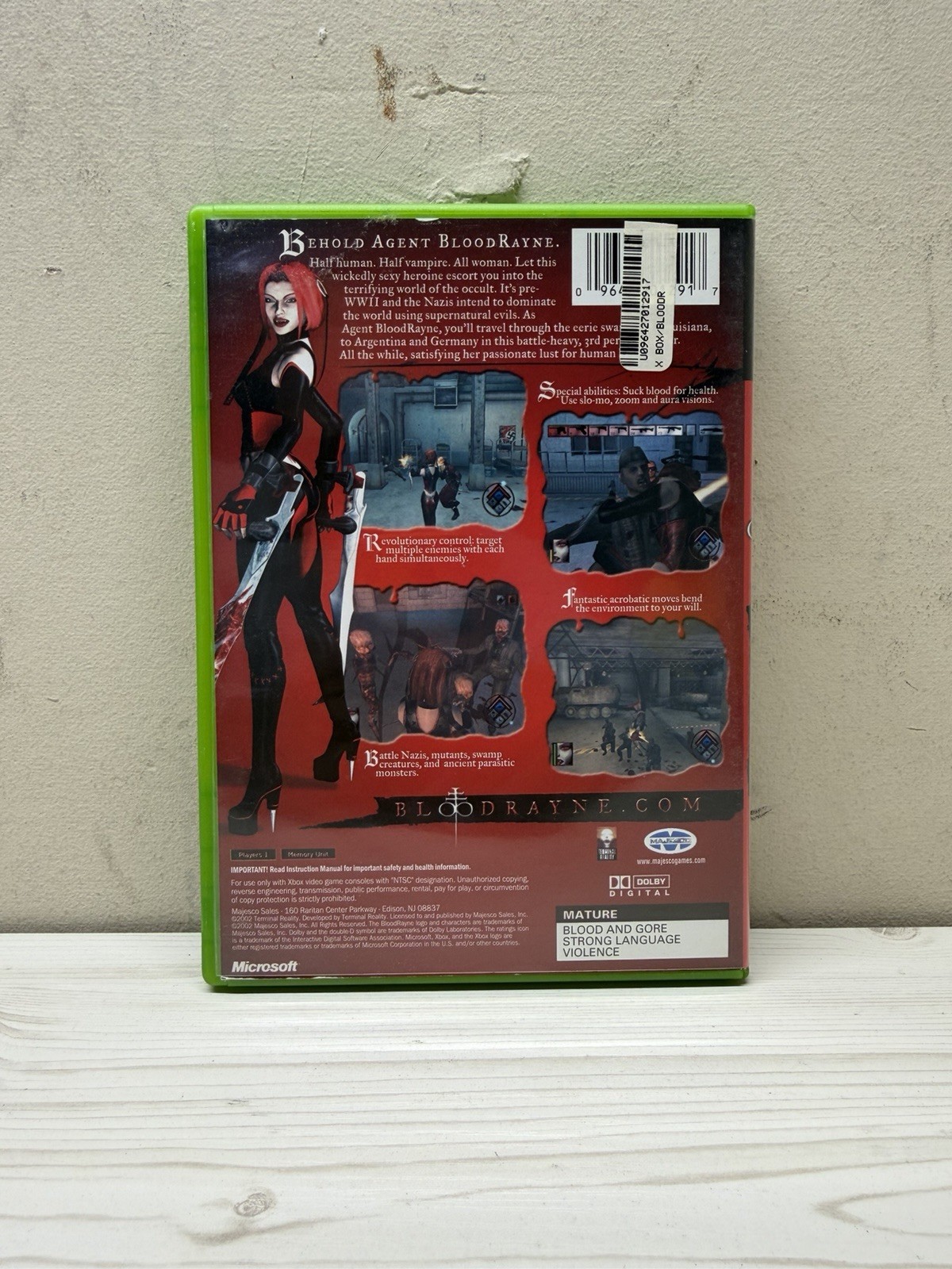BloodRayne (Microsoft Xbox, 2002) Complete CIB