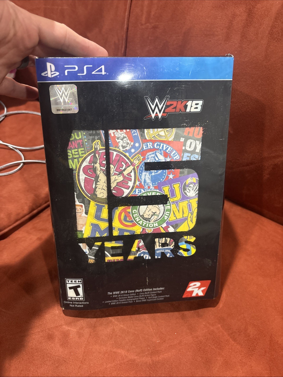 WWE 2K18 Cena (Nuff) Collector’s Edition (PlayStation 4 PS4) Complete Auto Relic