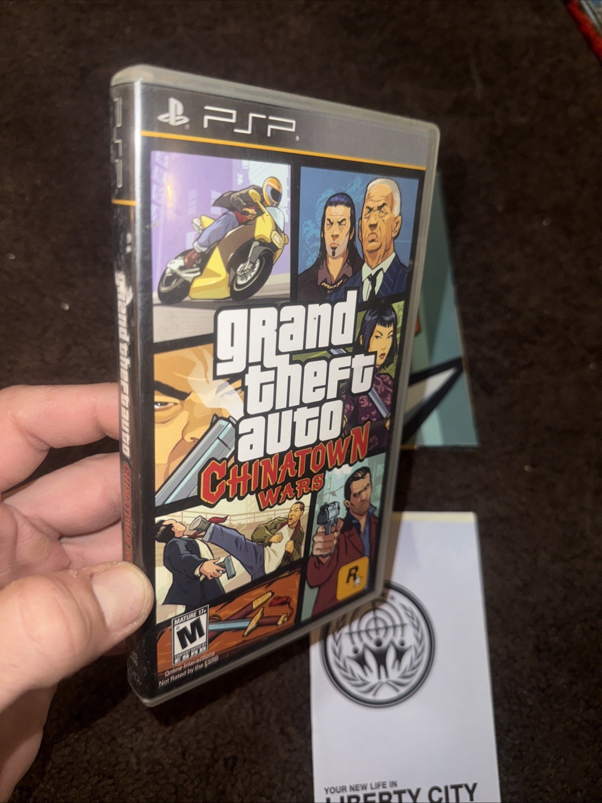 Grand Theft Auto: Chinatown Wars + Map And Manual Sony PSP, 2009 Complete & Map!
