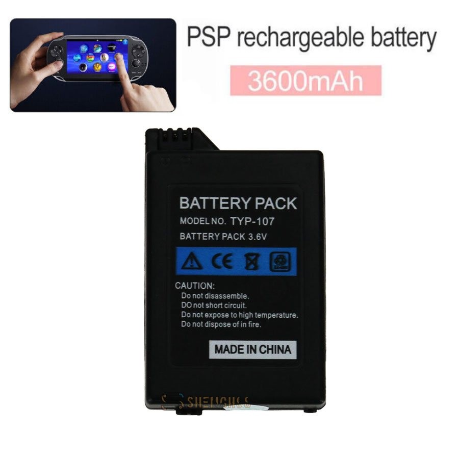 3600mAh Rechargeable Battery for PSP-2000 PSP-2001 PSP-3000 Slim Lite+Charger
