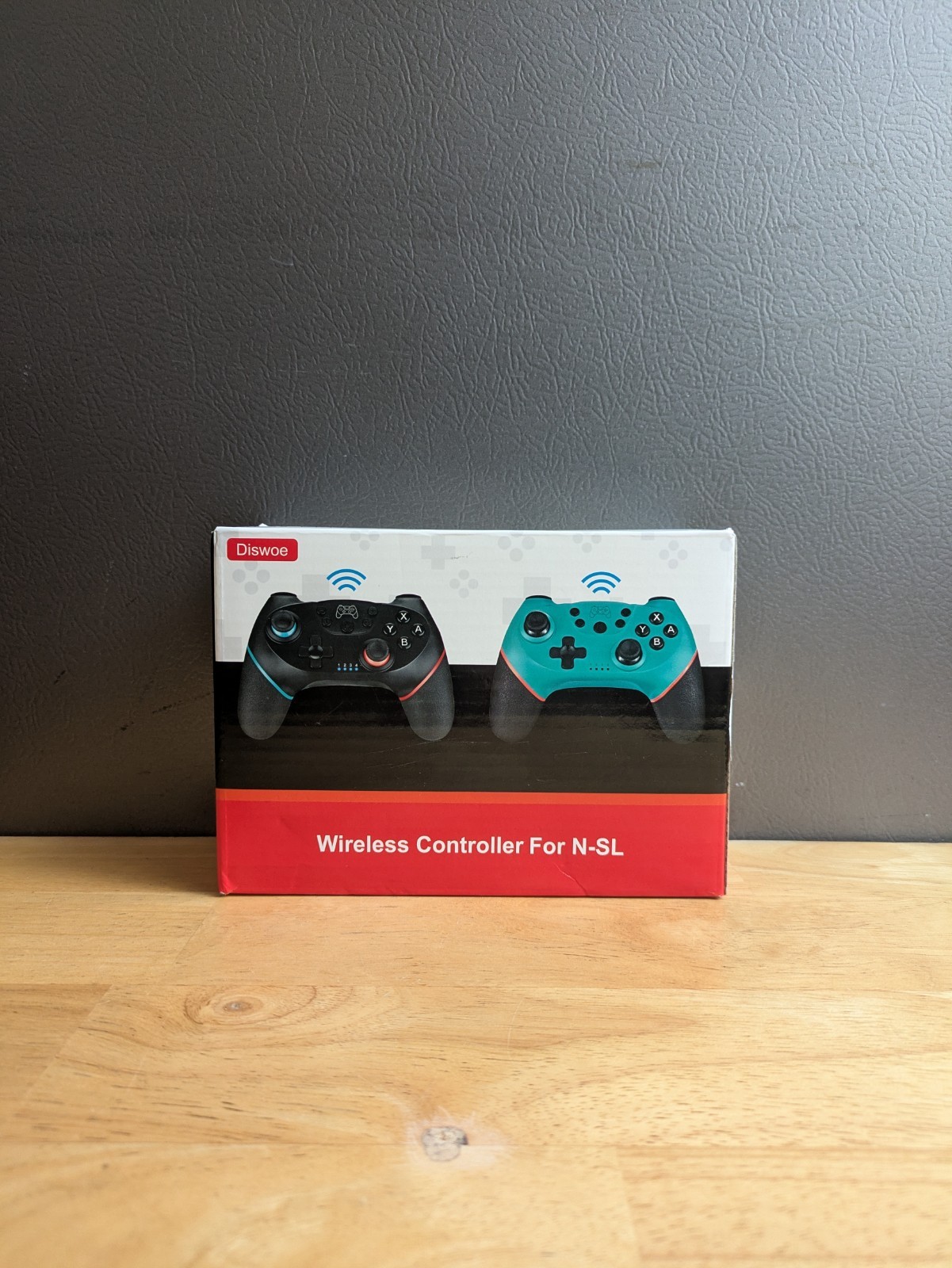 Diswoe Wireless Switch Game Controller, For N-SL and PC, Black ~ New in Box