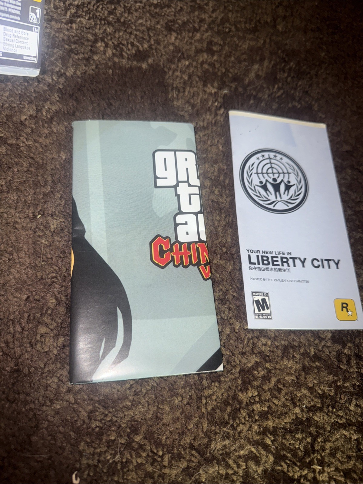 Grand Theft Auto: Chinatown Wars + Map And Manual Sony PSP Extra Mint Condition