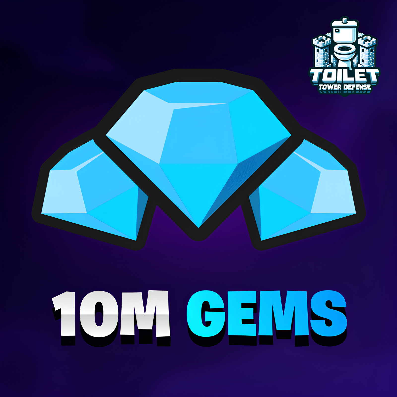 💎 TTD 10M Gems 🔥 Toilet Tower Defense – Cheap | Fast Delivery⚡