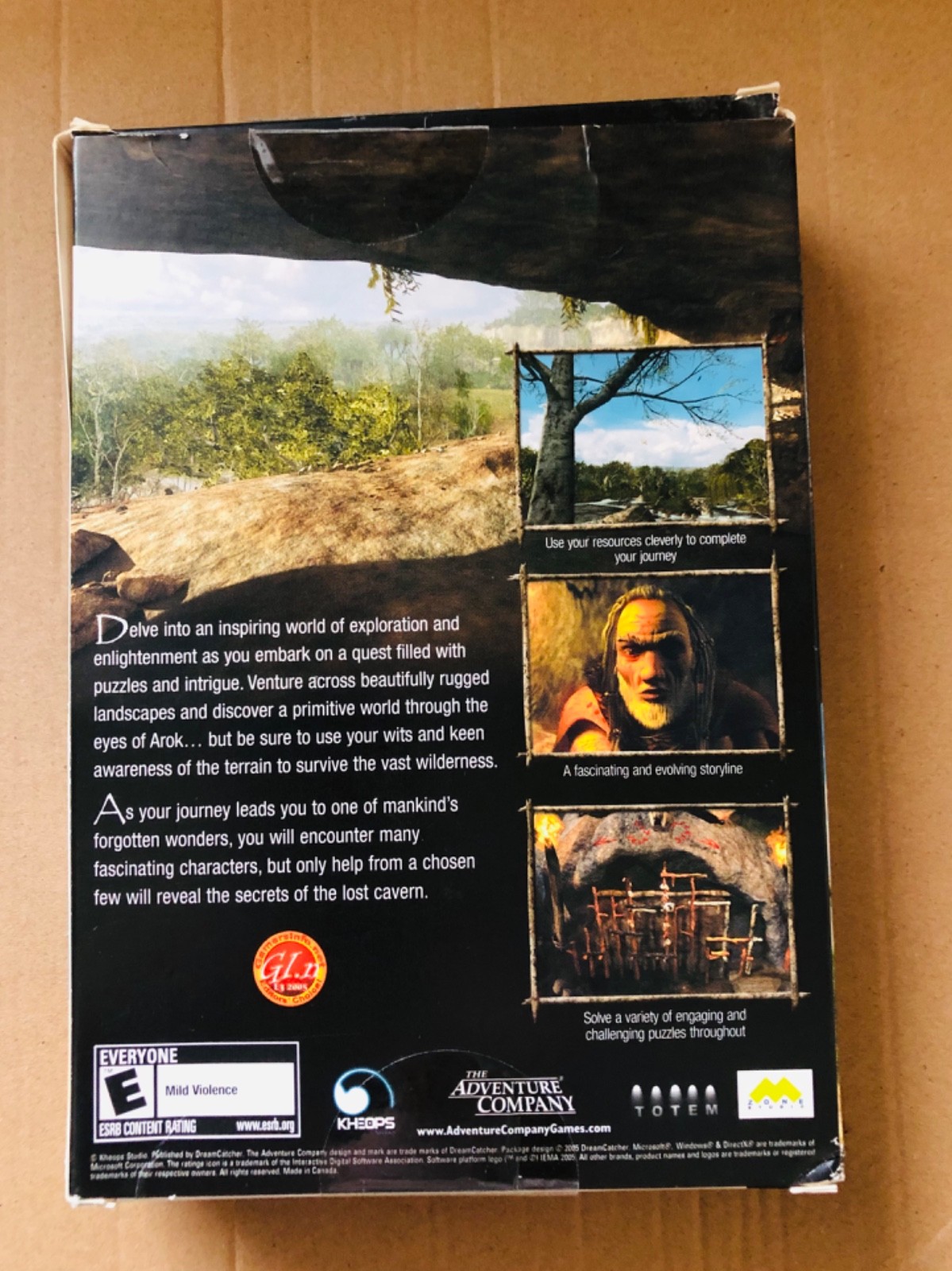 Echo: Secrets Of The Lost Cavern PC by The Adventure Company 2 CD ROM
